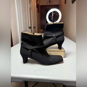 Used Salvatore Ferragamo Boots - Black Boots, Shoes Sz 6.5 women